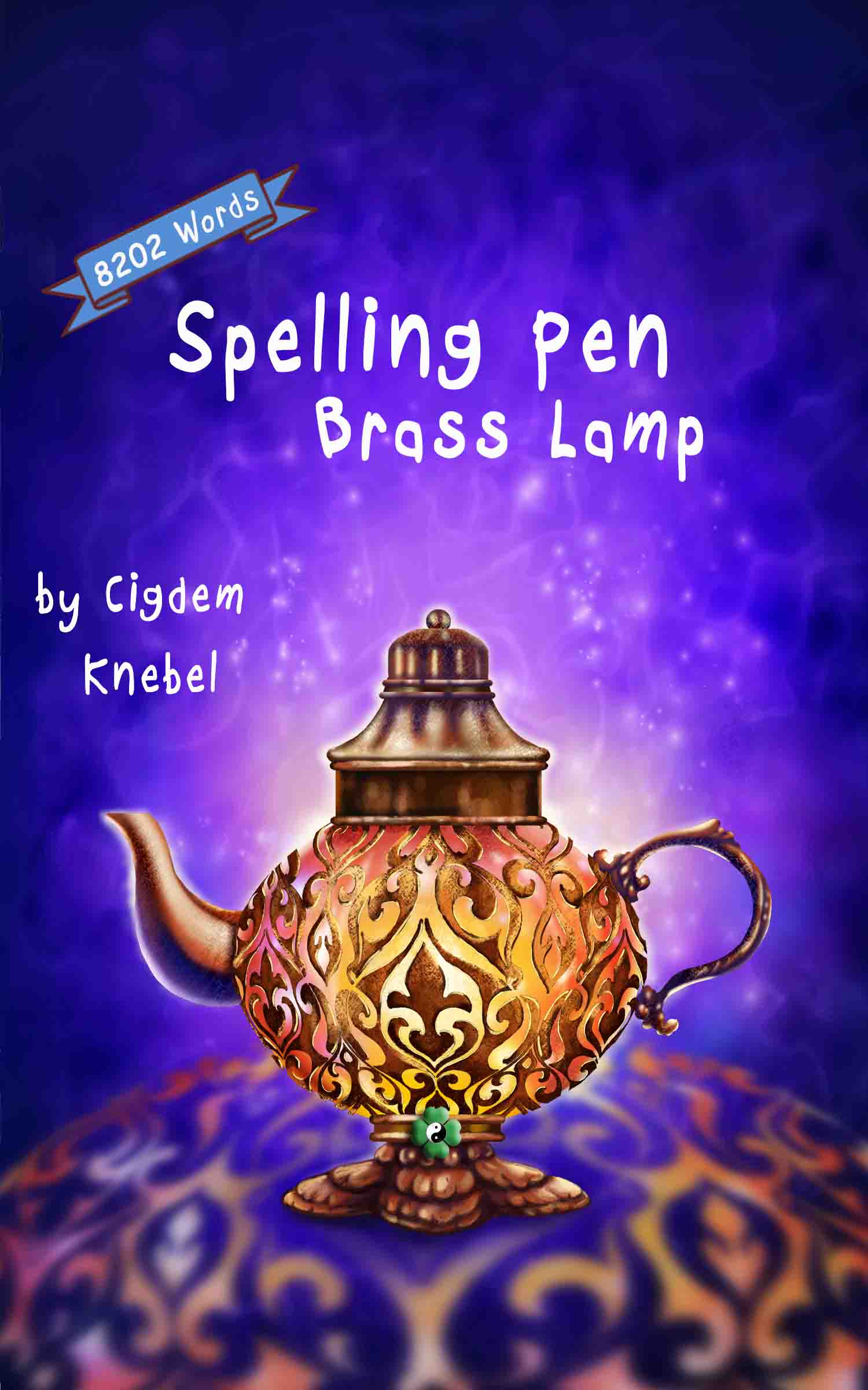 Spelling Pen Brass Lamp