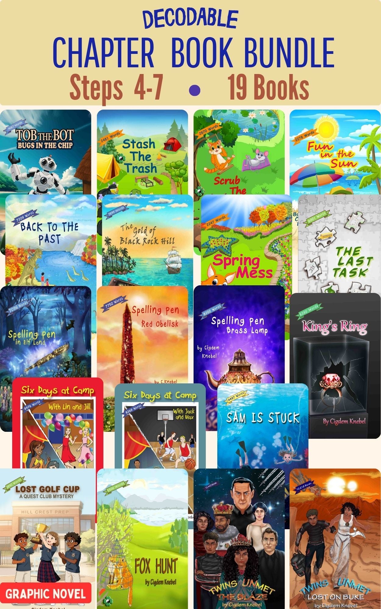 Chapter Books Bundle - Rising, Early, Novice and Intermediate Steps